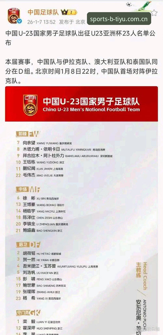 B体育平台深度解读中国足协第三批禁足名单：行业净化与未来走向的实用分析